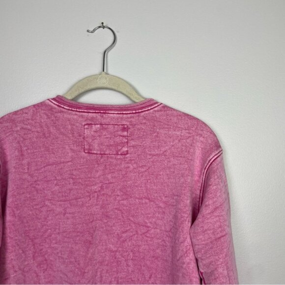 Frank & Eileen James Boyfriend Crew Neck Sweatshirt in Mineral‎ Pink - Picture 7 of 12